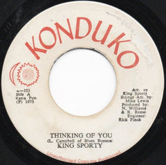 KING SPORTY - Thinking Of You / Thinking (Version).
