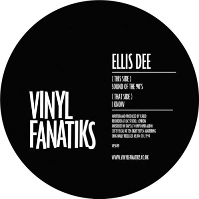 ELLIS DEE - Sound Of The 90's / I Know