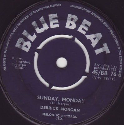 DEREK MORGAN - Sunday, Monday / Be Still