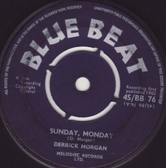 DEREK MORGAN - Sunday, Monday / Be Still