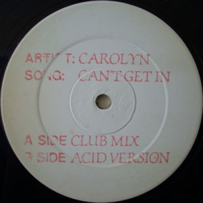 CAROLYN - Can't Get In