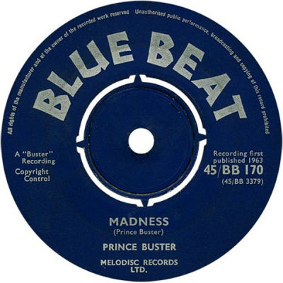 PRINCE BUSTER / PRINCE BUSTER ALL STARS - Madness / Toothache