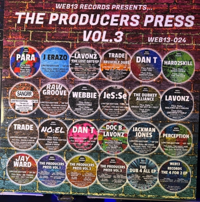 DANNY J LEWIS / PARA / RAW GROOVE / LAVONZ - The Producers Press Vol. 3