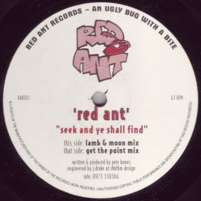 RED ANT - Seek And Ye Shall Find