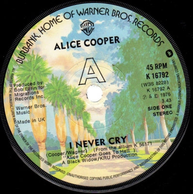 ALICE COOPER - I Never Cry / Go To Hell