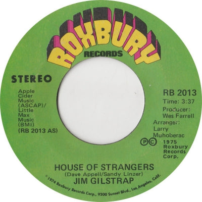 JIM GILSTRAP - House Of Strangers / Take Your Daddy For A Ride