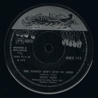 HONEY CONE - One Monkey Don't Stop No Show / Stick Up