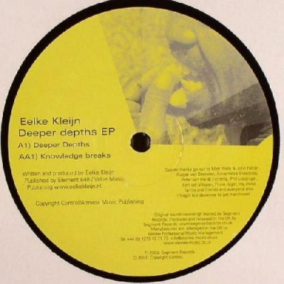 EELKE KLEIJN - Deeper Depths EP
