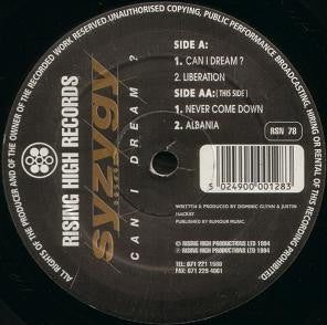 SYZYGY - Can I Dream ?