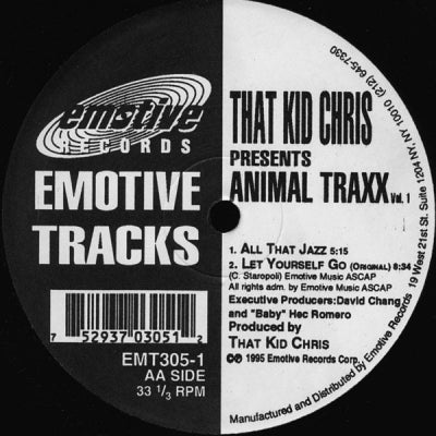 THAT KID CHRIS - Animal Traxx Vol. 1