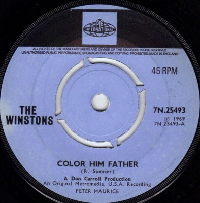 THE WINSTONS - Color Him Father/Amen, Brother