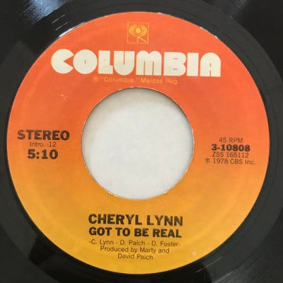 CHERYL LYNN - Got To Be Real/Come In From The Rain