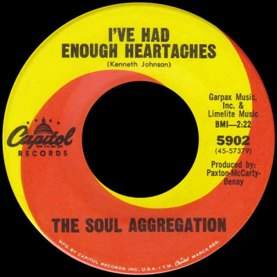 THE SOUL AGGREGATION - I've Had Enough Heartaches/I Can't Find Love