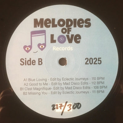 ECLECTIC JOURNEYS / MADDISCO EDITS - Melodies Of Love 001