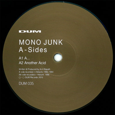 MONO JUNK / KIM RAPATTI - A-Sides