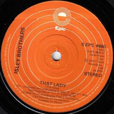 THE ISLEY BROTHERS - That Lady / Summer Breeze