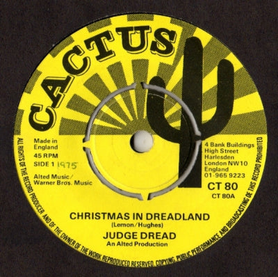JUDGE DREAD - Christmas In Dreadland