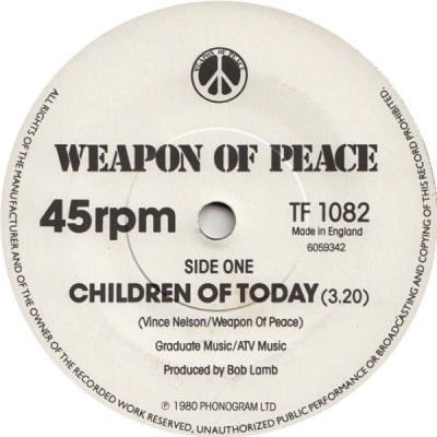 WEAPON OF PEACE - Children Of Today / Woman