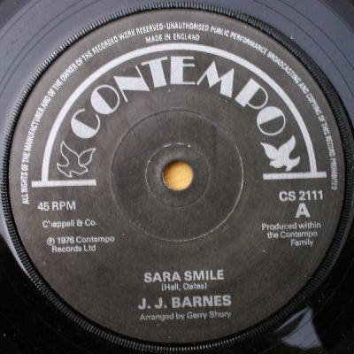 J. J. BARNES - Sara Smile / Let Me Feel The Funk