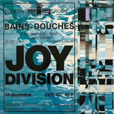 JOY DIVISION - Les Bains Douches 18 December 1979