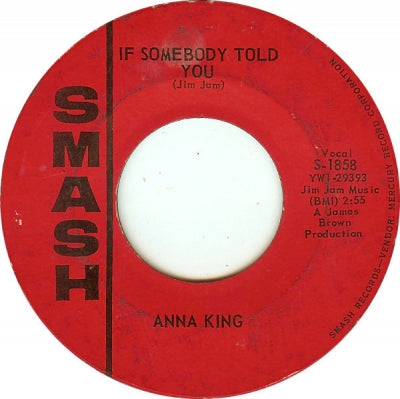 ANNA KING - If Somebody Told You / Come And Get These Memories