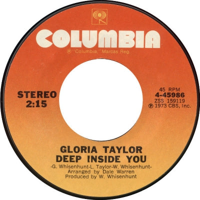 GLORIA TAYLOR - Deep Inside You / World That's Not Real
