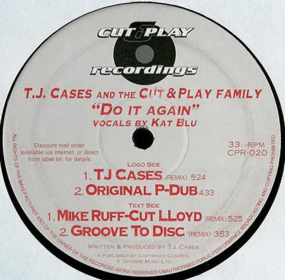 T.J. CASES AND THE CUT & PLAY FAMILY - Do It Again