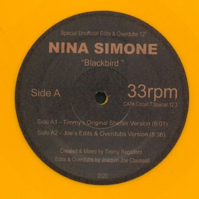 NINA SIMONE - Blackbird (Special Unofficial Edits & Overdubs 12")