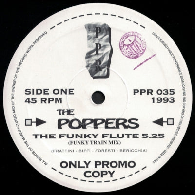 THE POPPERS - The Funky Flute