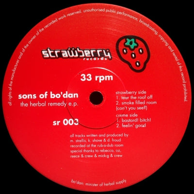 SONS OF BO'DAN - The Herbal Remedy E.P.