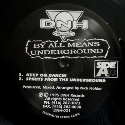 NICK HOLDER - By All Means Underground