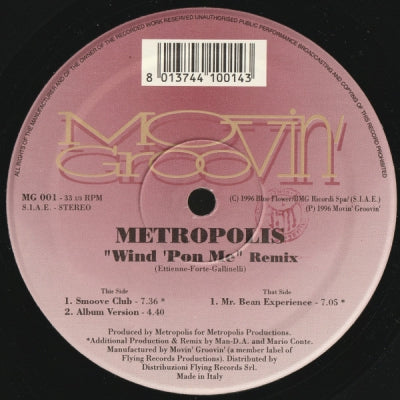 METROPOLIS - Wind 'Pon Me (Remix)