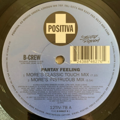 B CREW FEATURING BARBARA TUCKER, DAJAE, ULTRA NATé + MONé - Partay Feeling