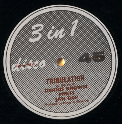 DENNIS BROWN MEETS JAH BOP / JUNIOR BYLES - Tribulation / Can You Feel It