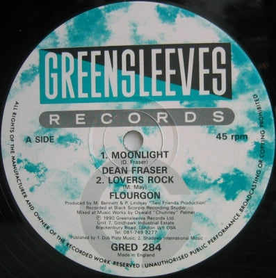 DEAN FRASER / FLOURGON - Moonlight / Lovers Rock