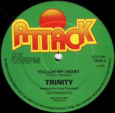 TRINITY - Follow My Heart / Pope Paul Dead And Gone
