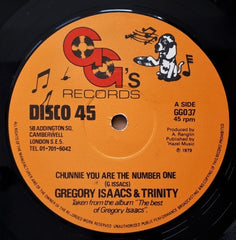 GREGORY ISAACS & TRINITY / GG'S ALL STARS - Chunnie You Are The Number One