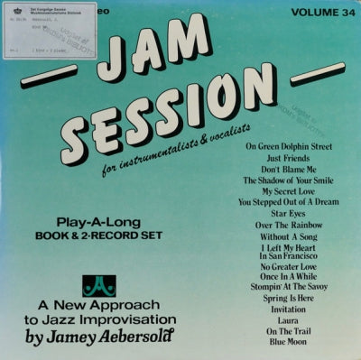 JAMEY AEBERSOLD  - Jam Session For Instrumentalists & Vocalists