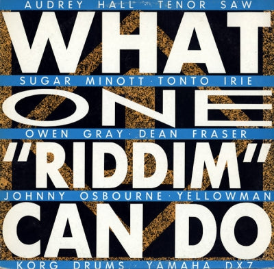VARIOUS ARTISTS - What One "Riddim" Can Do