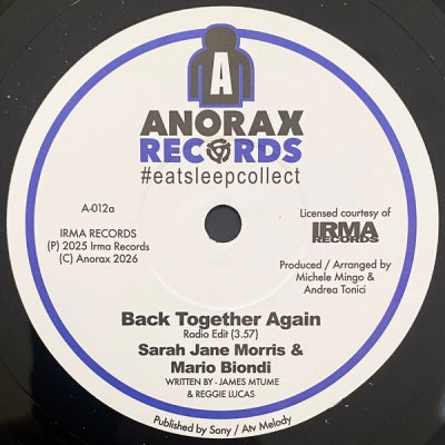 SARAH JANE MORRIS & MARIO BIONDI - Back Together Again