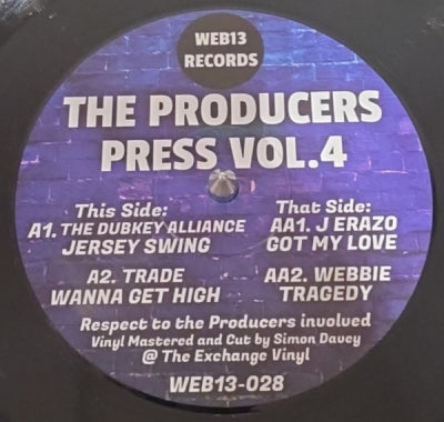 THE DUBKEY ALLIANCE / TRADE / J ERAZO / WEBBIE - The Producers Press Vol. 4
