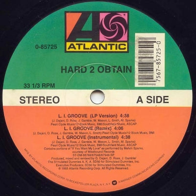 HARD 2 OBTAIN - L.I. Groove