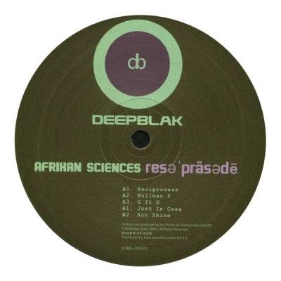 AFRIKAN SCIENCES - Reciprocity