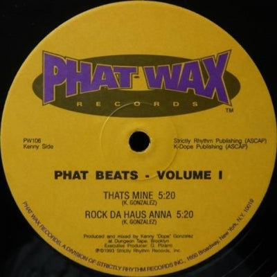 KENNY DOPE - Phat Beats - Volume 1