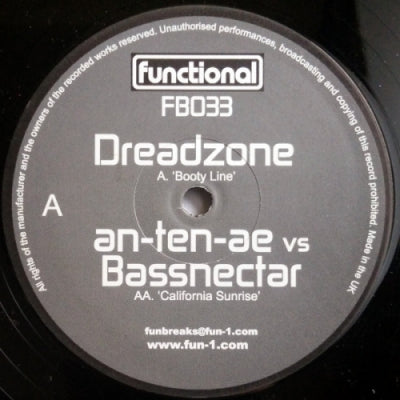 DREADZONE / AN-TEN-AE VS. BASSNECTAR - Booty Line / California Sunrise