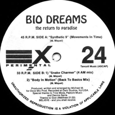 BIO DREAMS - The Return To Paradise
