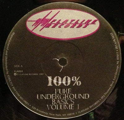 BACKROOM PRODUCTIONS - 100% Pure Underground Basics Volume 1