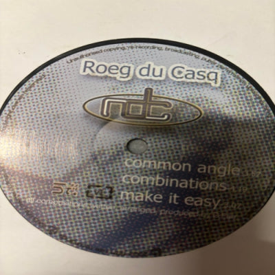 ROEG DU CASQ - Instrumental Breaks 4 DJ's And MC's