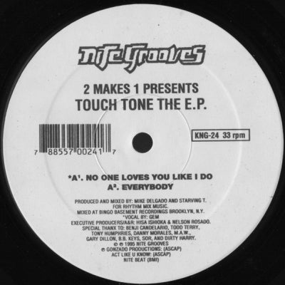 2 MAKES ONE - Touch Tone The E.P.