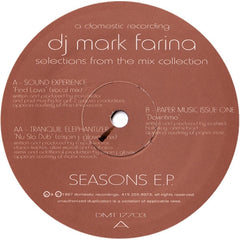 DJ MARK FARINA - Seasons E.P. (Selections From The Mix Collection)